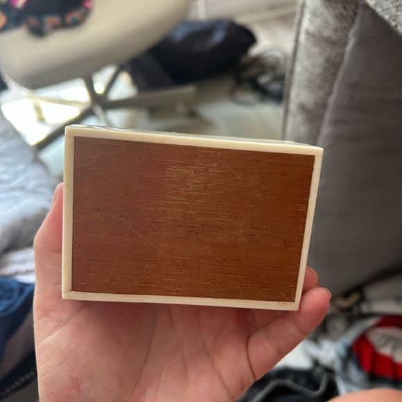 4/$100 brutalist bone Cream Rectangular trinket storage container 🙋‍♂️ - Picture 3 of 6
